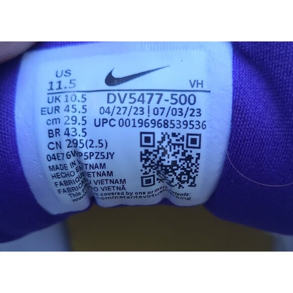 Nike SB Force 58 Yellow Purple Amarillo White DV5477-500 - Picture 11 of 11